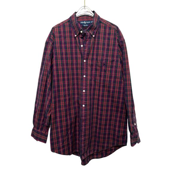 Ralph Lauren Other - Ralph Lauren Plaid 100% Cotton Big Shirt Men's Medium